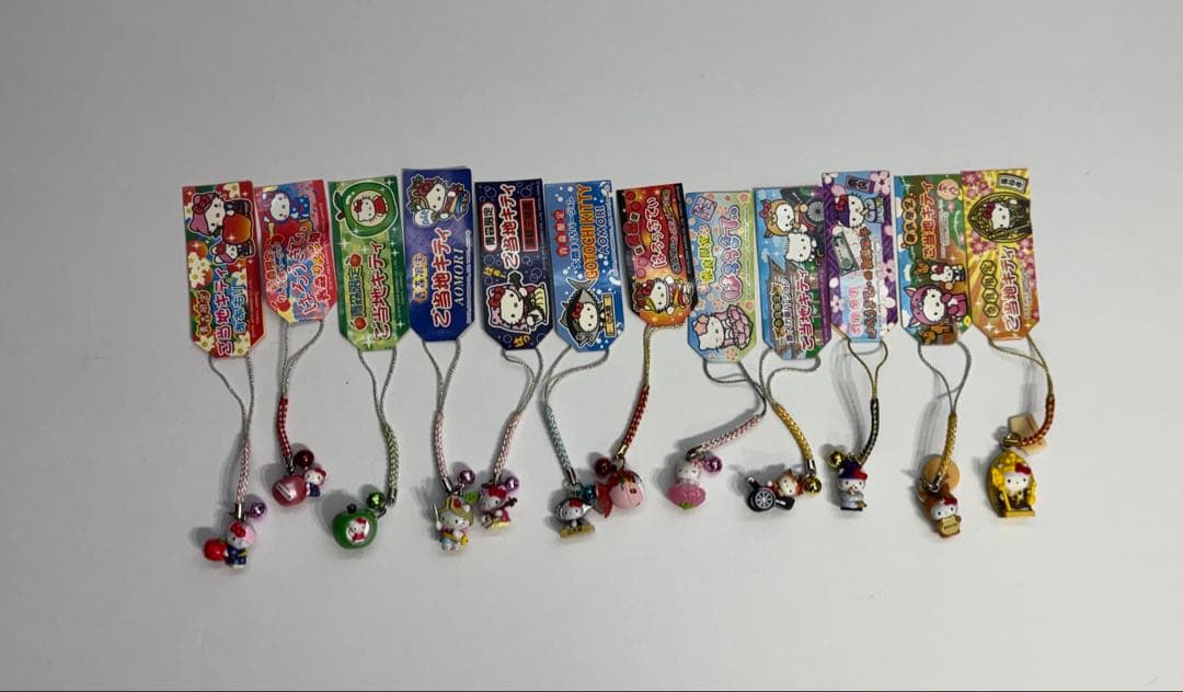 星*奨様 【レアあり】ご当地キティ根付　セット(D)