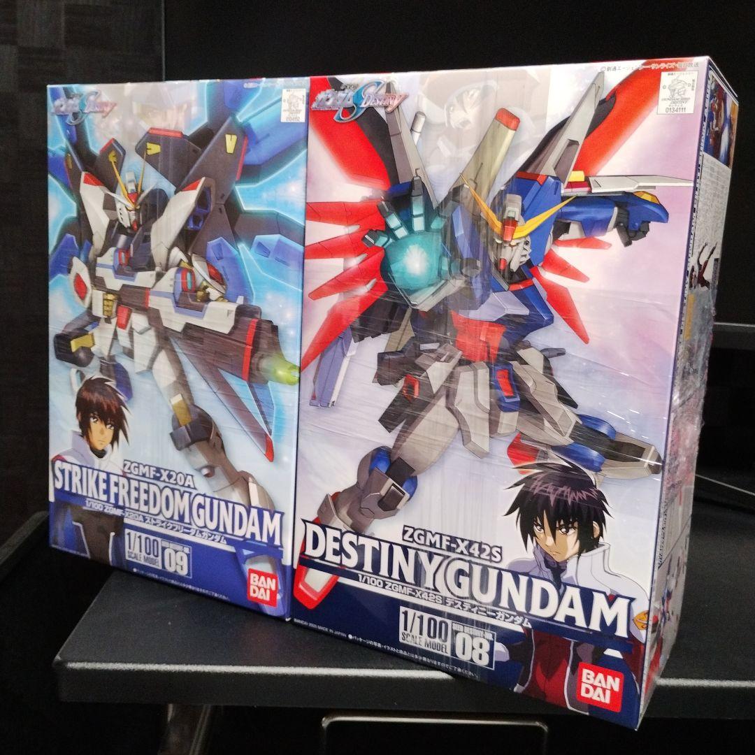 未開封新品 HG フリーダム＋インパルス＋ストライクフリーダム＋デスティニー