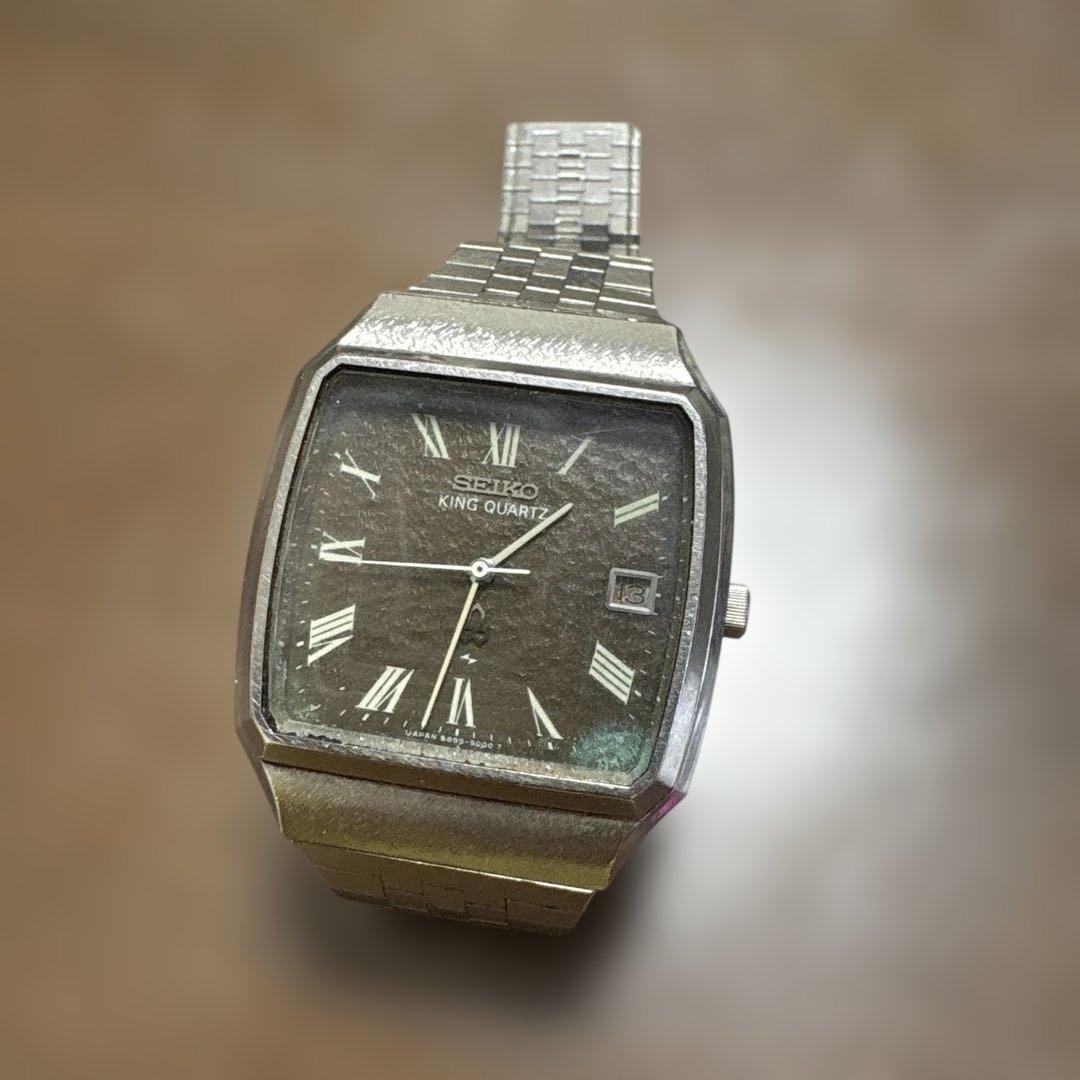 k*y様 SEIKO KING QUARTZ 腕時計 スクエア