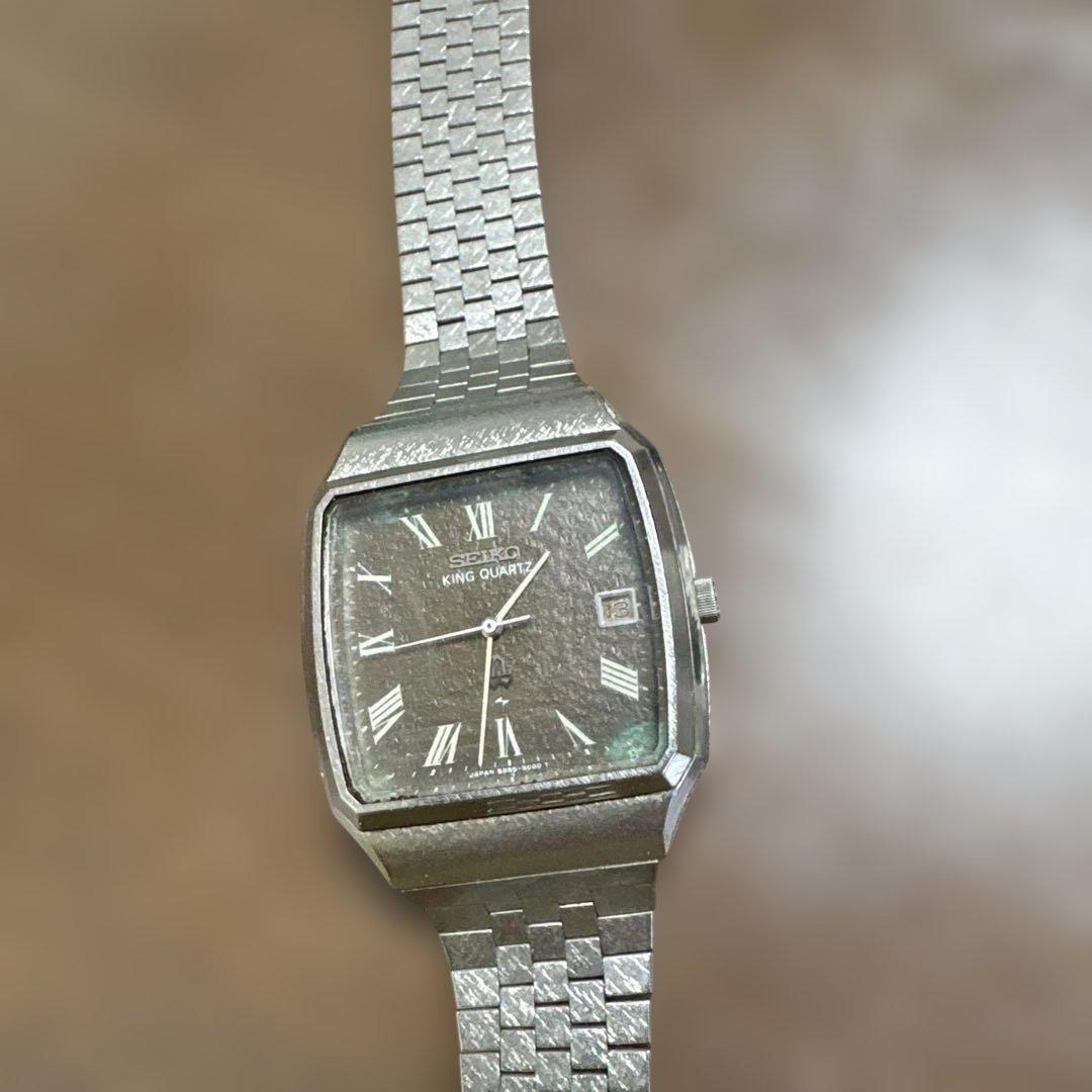 k*y様 SEIKO KING QUARTZ 腕時計 スクエア