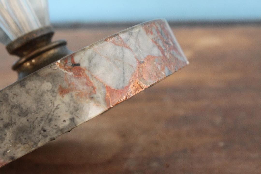 品番　a-0294 二灯電気スタンド　アンティーク　レトロ　照明　電笠