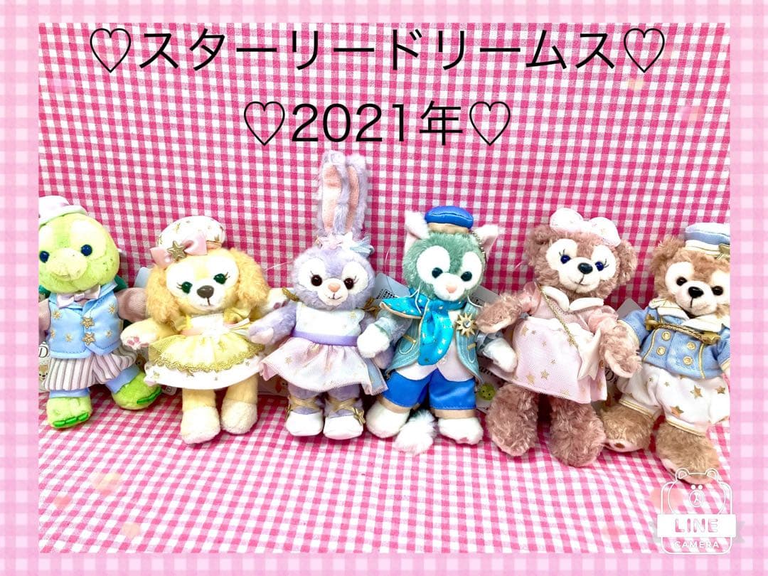 ♡ダッフィー＆フレンズ♡ぬいぐるみバッヂ♡スターリードリームス♡2021年♡