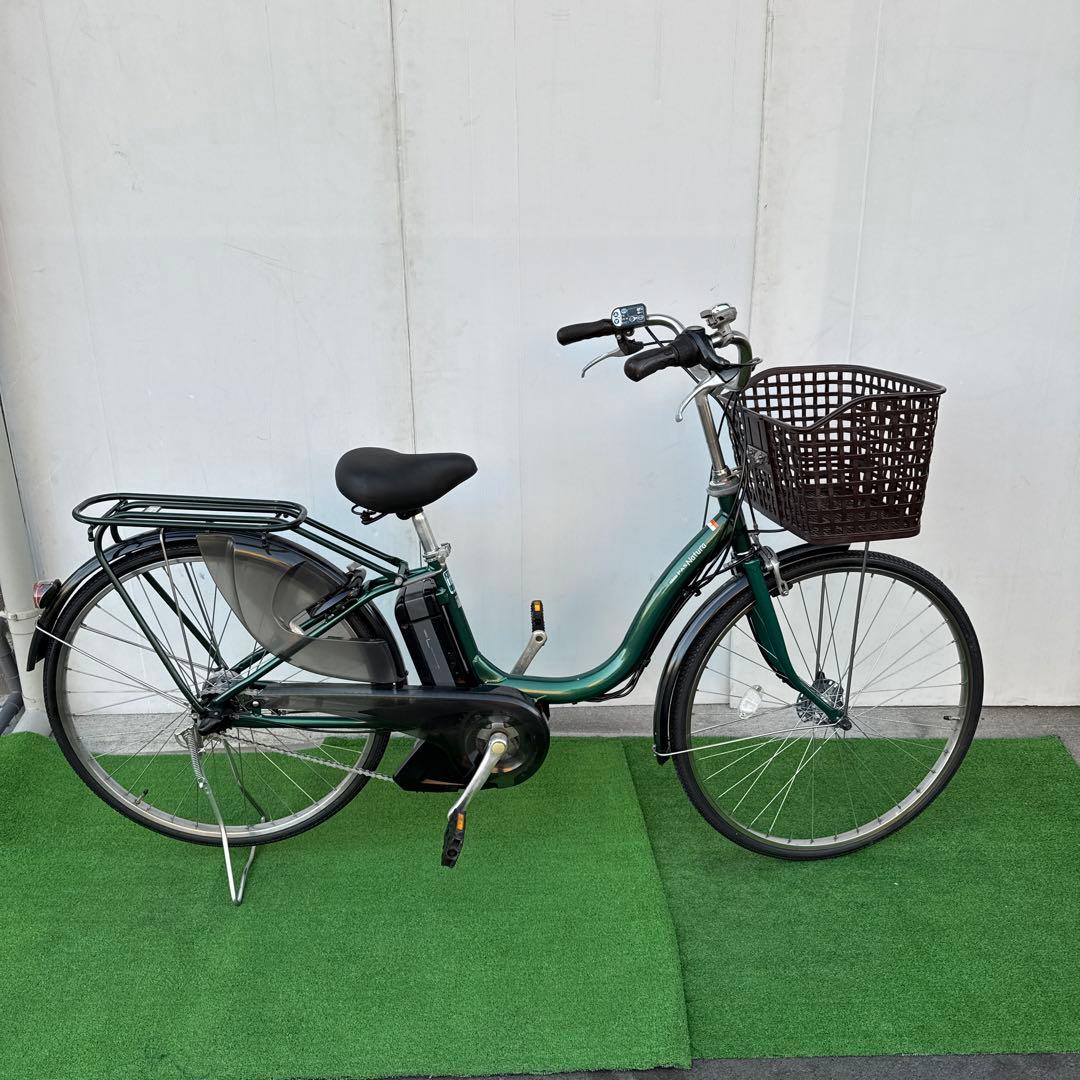 YAMAHAヤマハ電動アシスト自転車26インチ8.9Ah グリーン