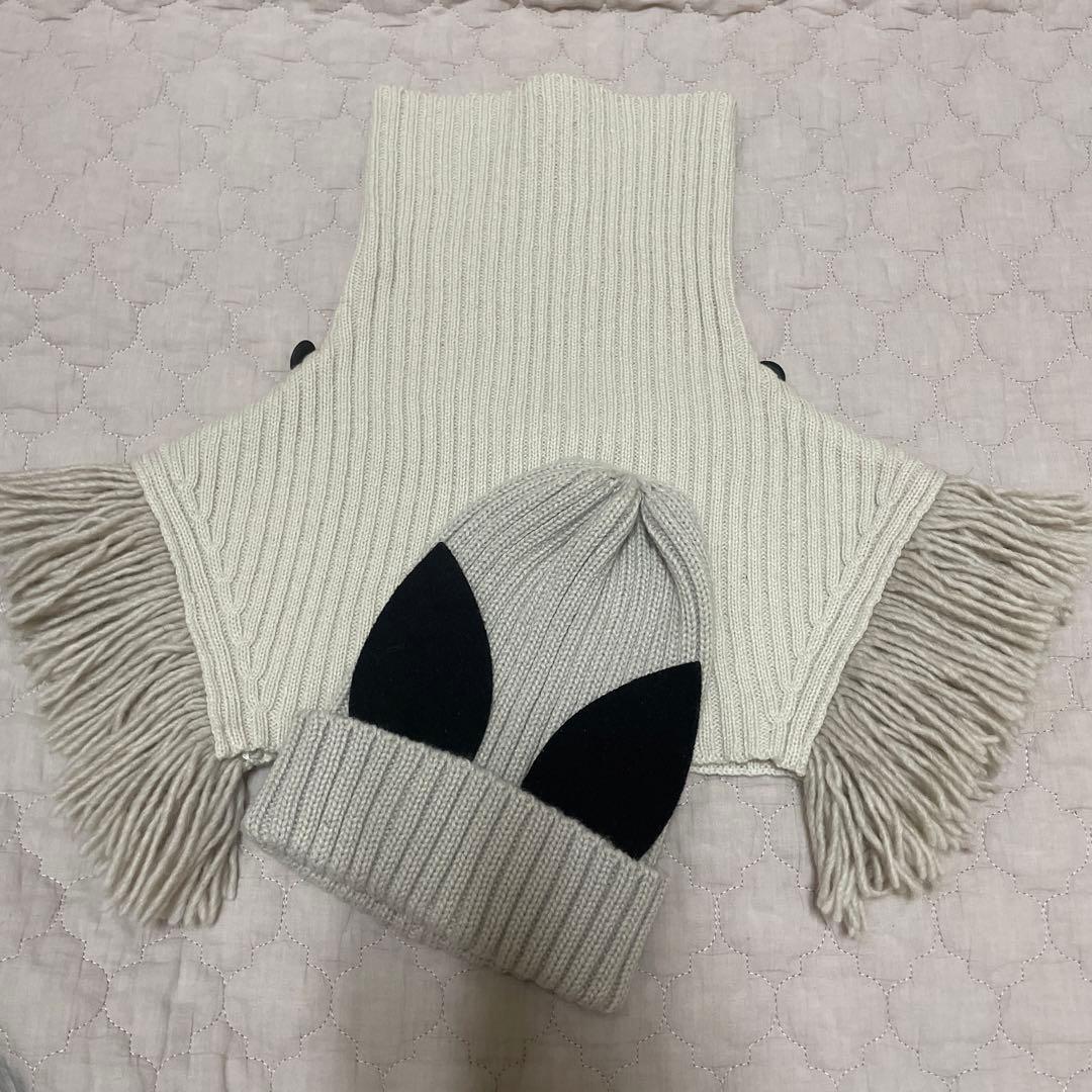 elfinFolk 23AW ビーニー、ポンチョ