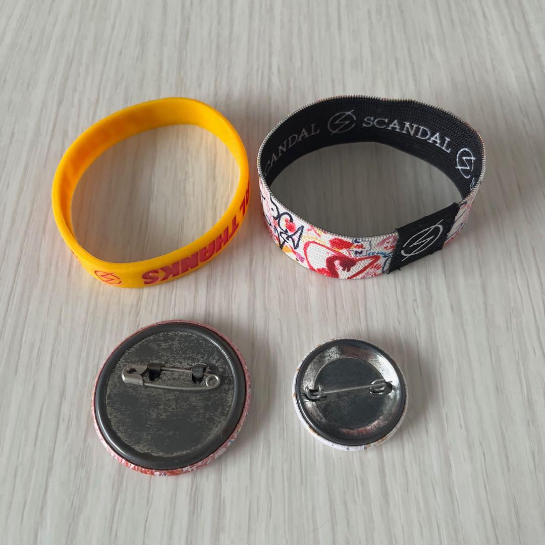 SCANDAL CDDVDラバーバンド缶バッジクリアファイル