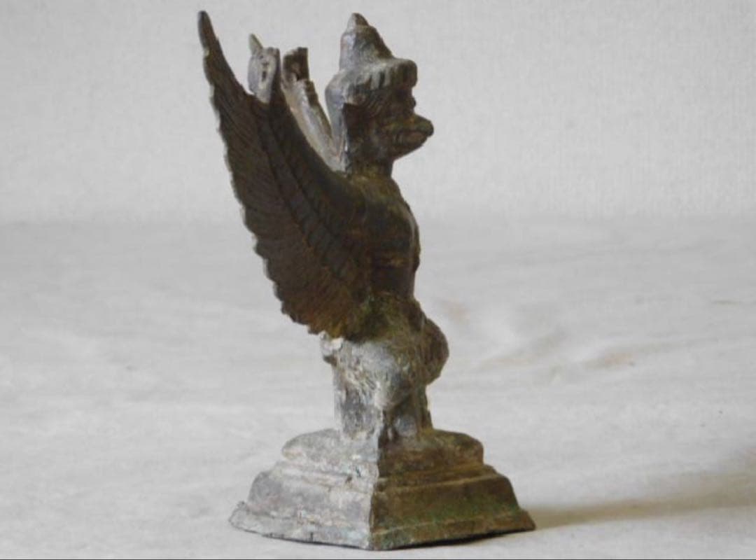 クメール 青銅 ガルーダ バイヨン期 アンコールワット 仏像 仏教美術 骨董