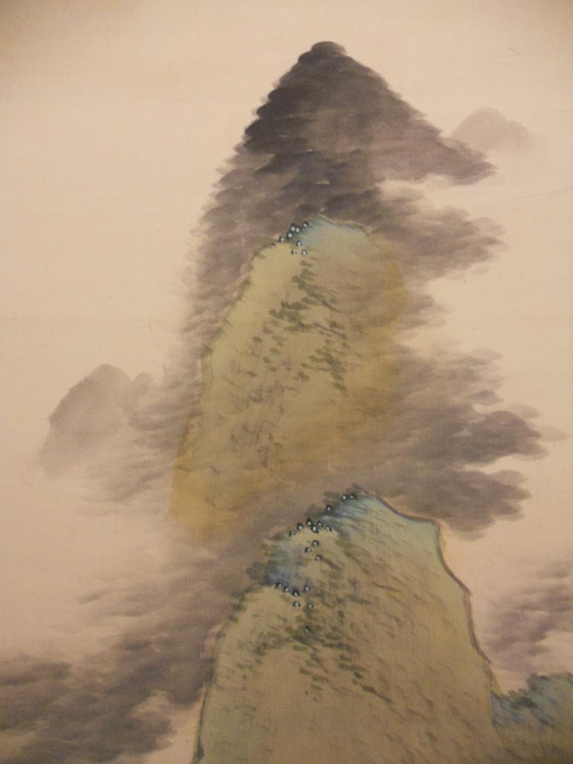 掛け軸 古幸 神都ノ冬 絹本 希少 軸装 茶道具 掛軸 美品 です。