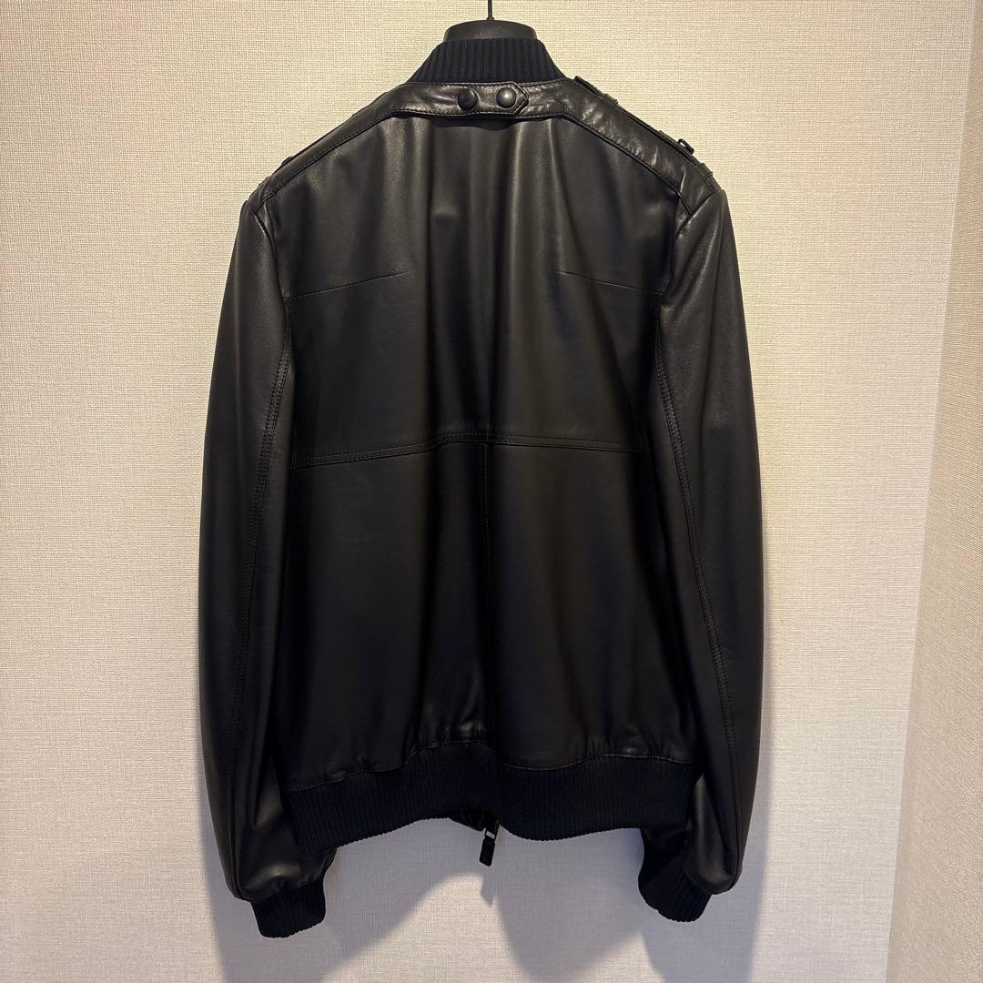 【エディ期】ディオールオム　レザージャケット　2007SS ランウェイモデル