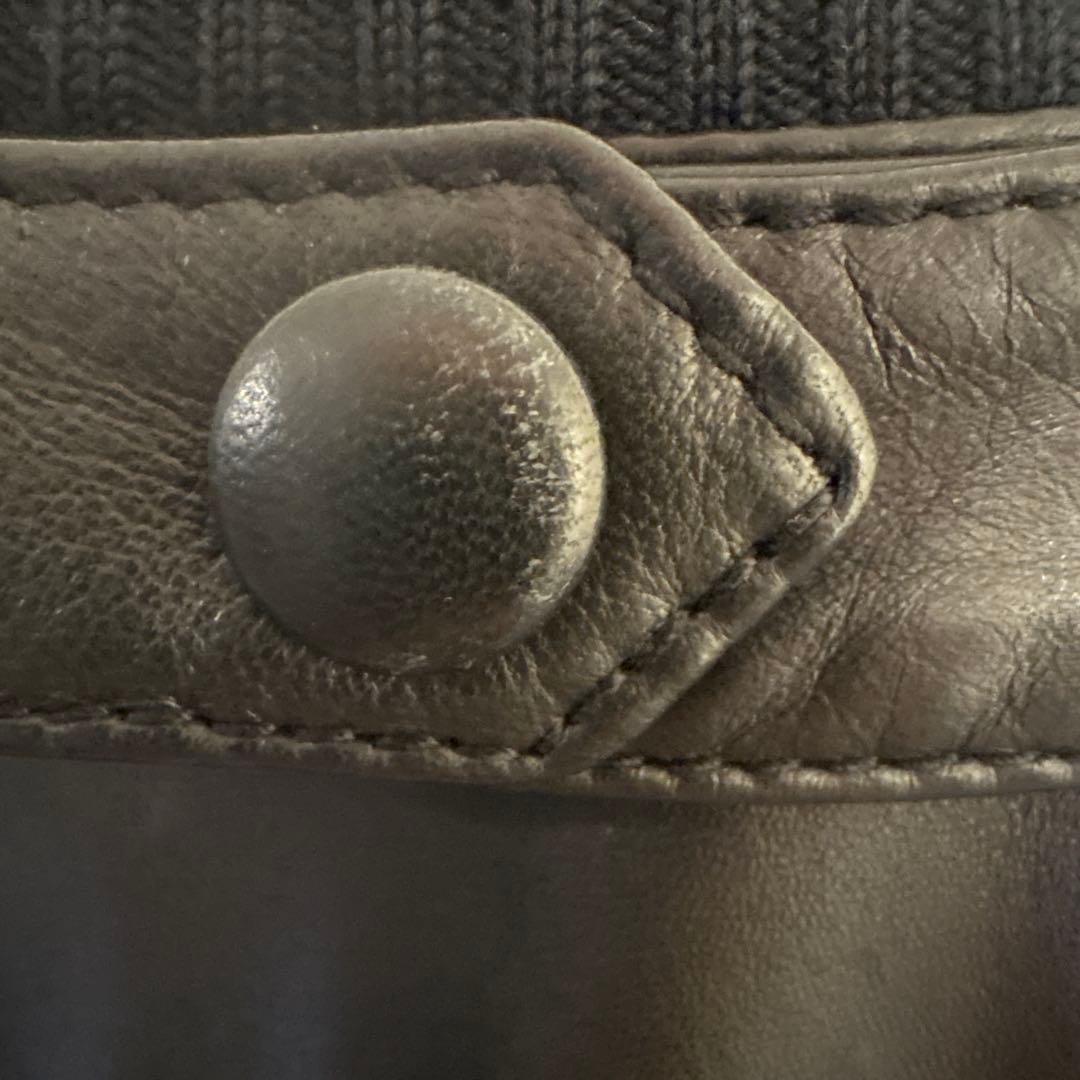 【エディ期】ディオールオム　レザージャケット　2007SS ランウェイモデル