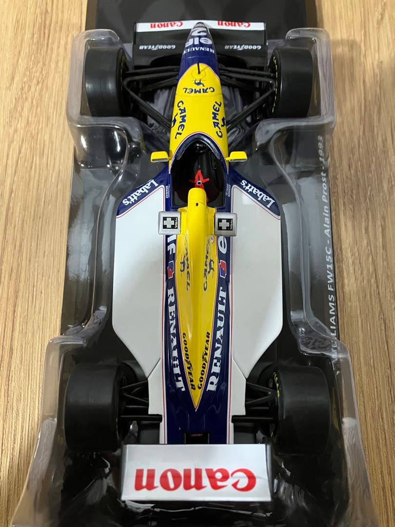 日本未発売　camel仕様 ビッグスケールF1コレクション　FW15C プロスト