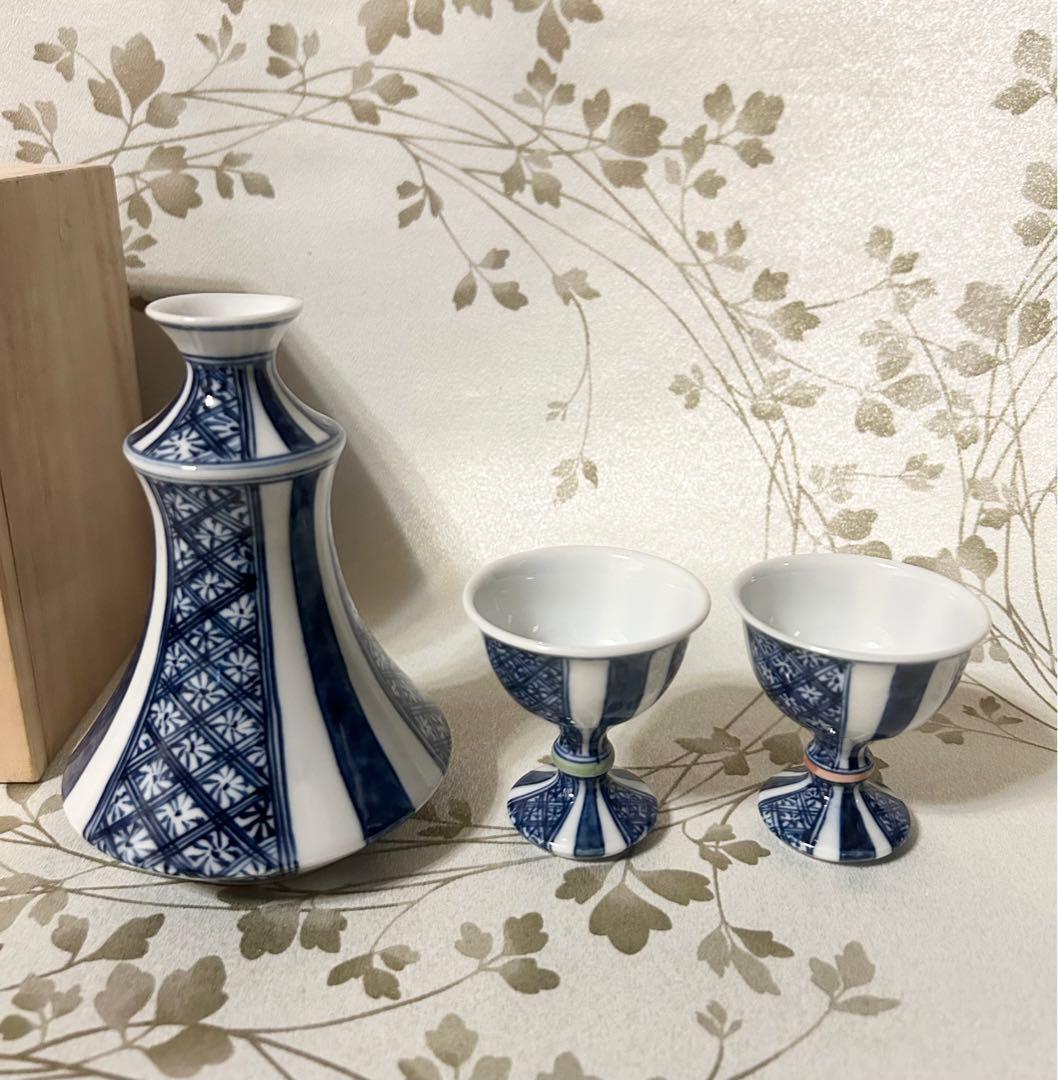 平安 寿泉 京楽焼 青華祥瑞 涼酒器