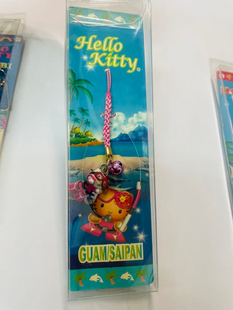 【入手困難品】ハローキィテー　ご当地　ストラップ　グアム　サイパン　当時物