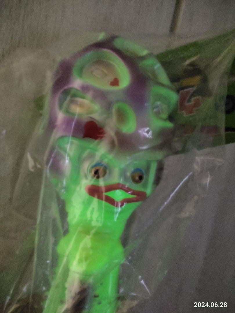 昭和レトロ M1号 限定絶版 蓄光版 チブル星人 鵜川薫氏 彩色デザイン ソフビ