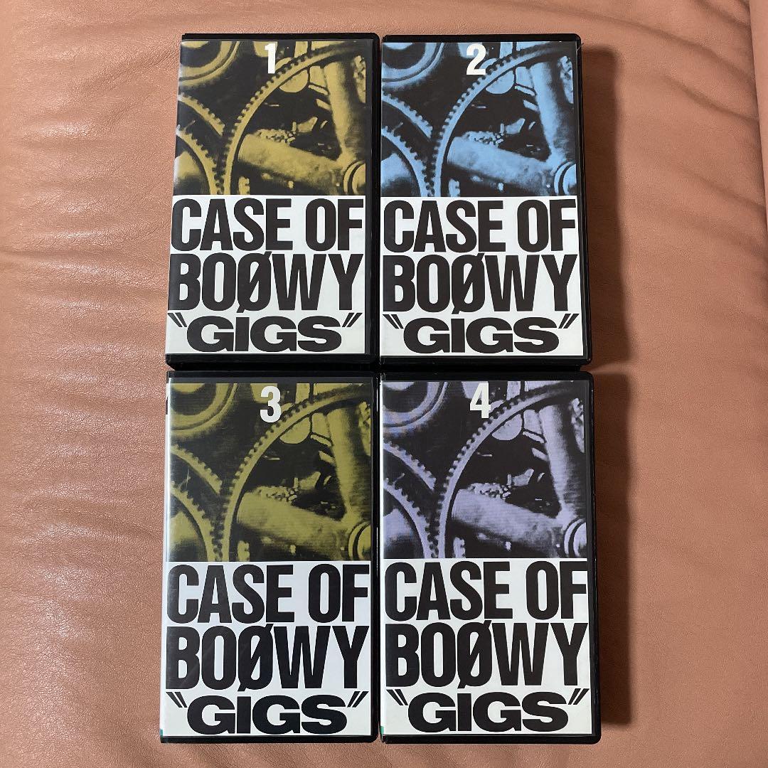 BOØWY【非売品】VHS BOΦWY CASE OF BOOWY 1234