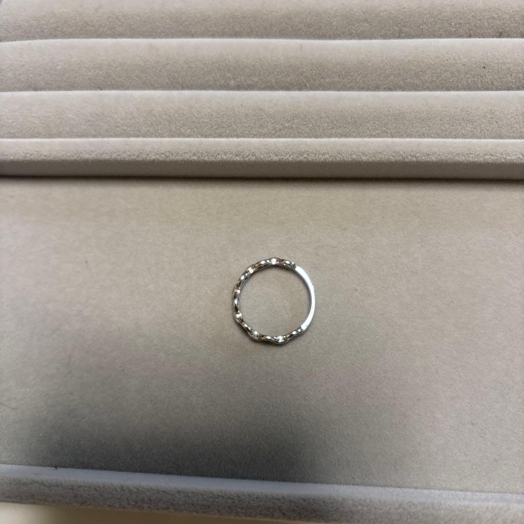 K10 ホワイトゴールド リング ツツミ 12号