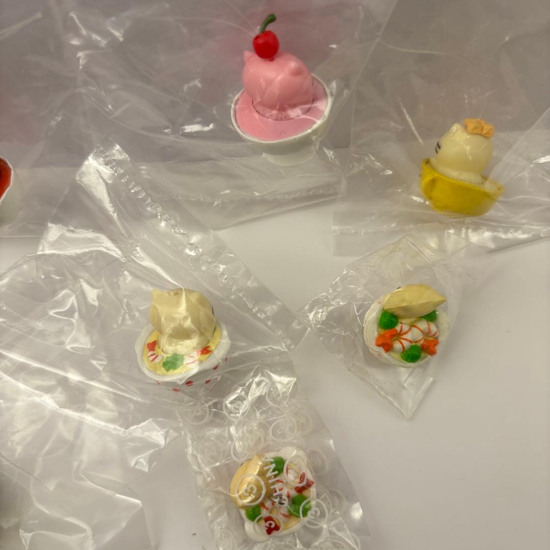 にゃんにゃんにゃんこ ストラップ にゃんこレストラン他10個 当時物 平成レトロ