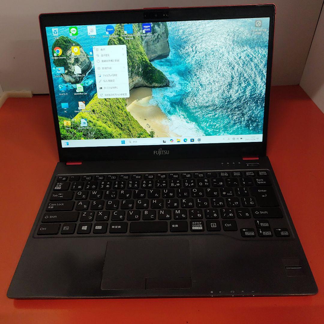 Fujitsu ノートパソコン Windows11　オフィス付き　爆速SSD搭載
