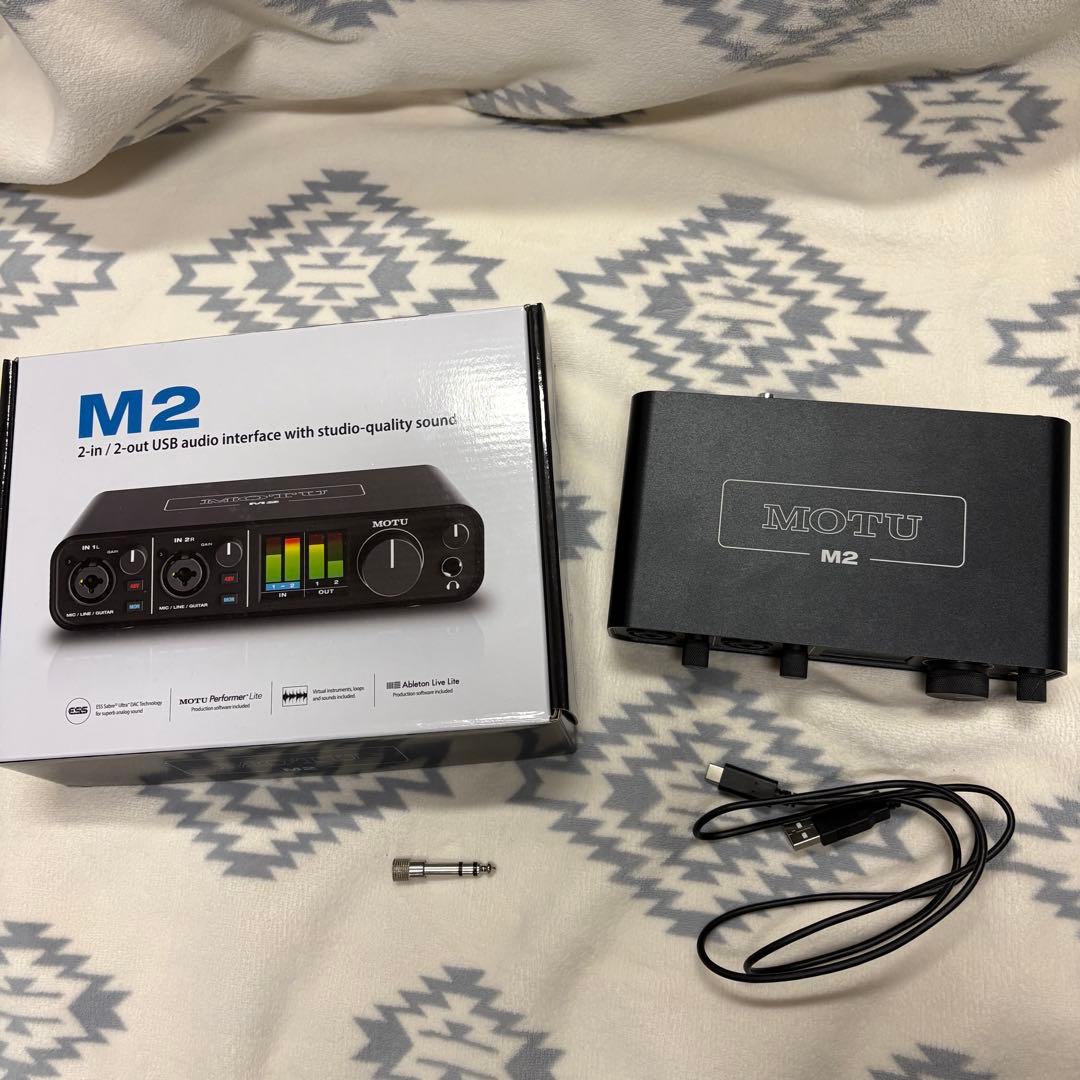 MOTU M2・Nobsound U5 バランス接続セット販売 おまけ付