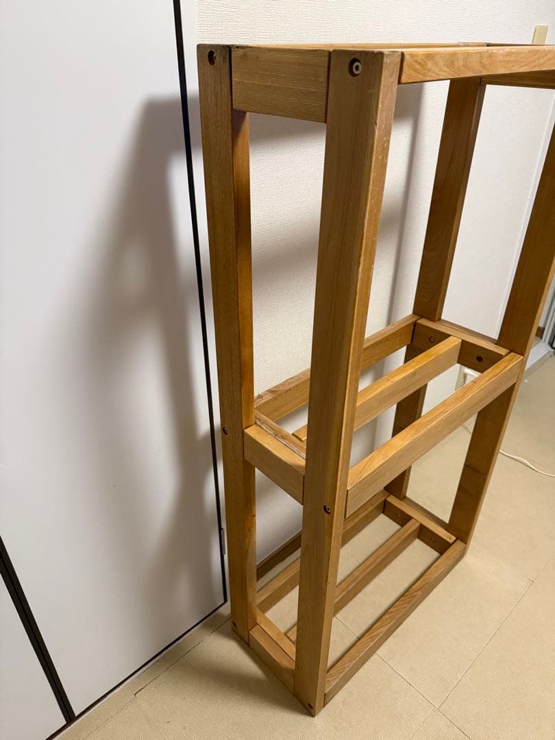 60cm用水槽台・マーフィード・木製水槽台・キャビネット・水槽棚・3段　②