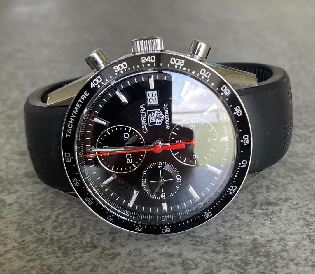 タグホイヤー カレラ CV2014-3 黒(OH: 2024/11)