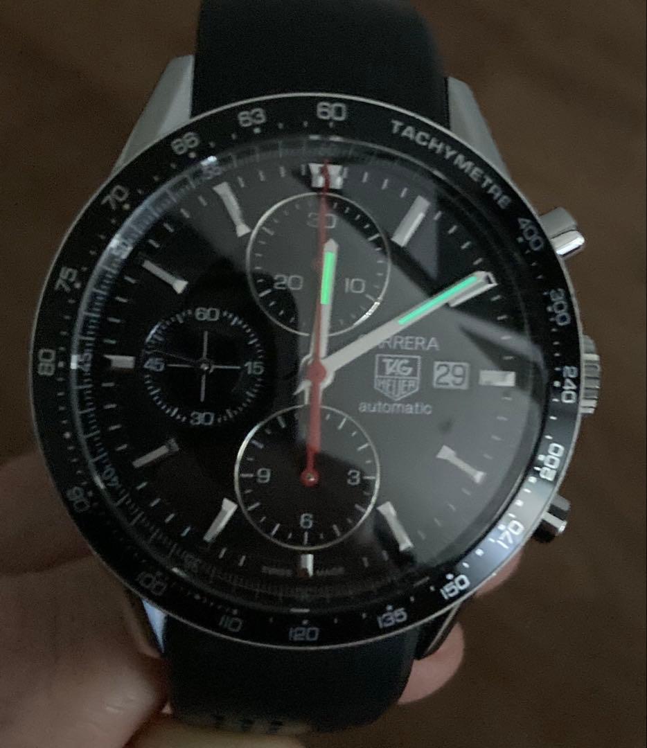 タグホイヤー カレラ CV2014-3 黒(OH: 2024/11)