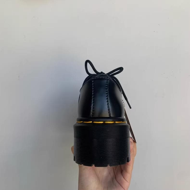 Dr.martens 厚底 3穴 ローカット マーチンブーツ レディース23cm