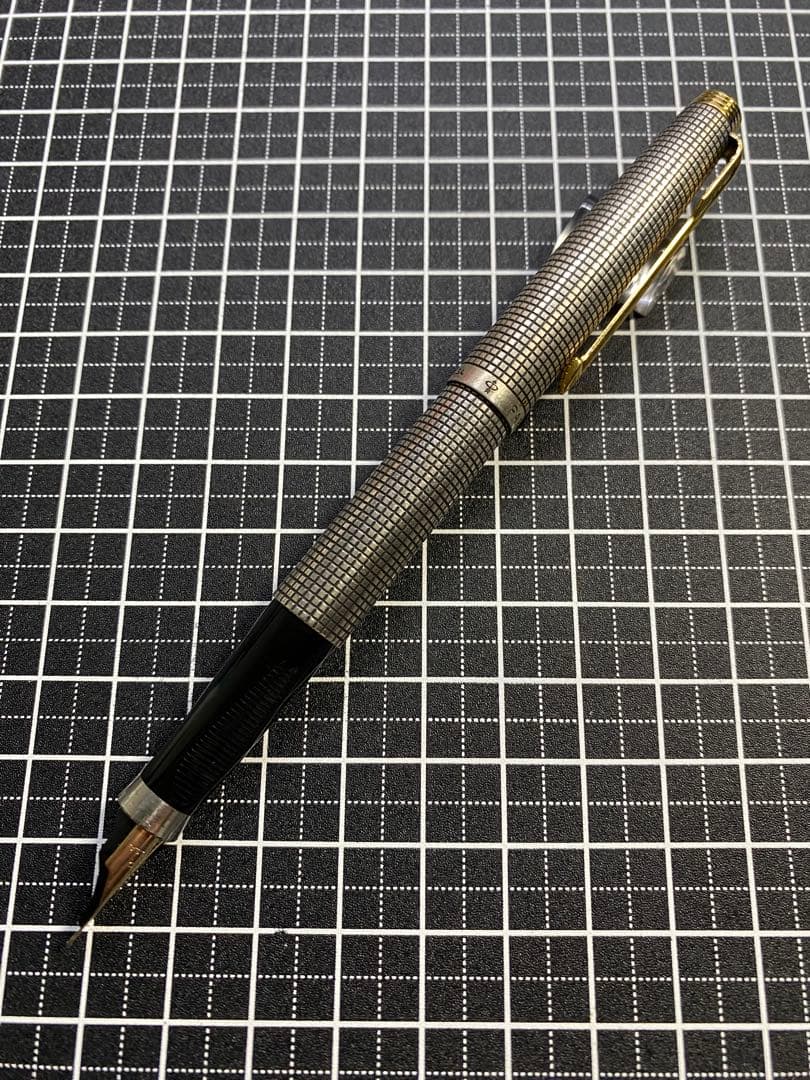 PARKER #75 CISELE フラットトップ　0目盛　万年筆　字幅EF程度