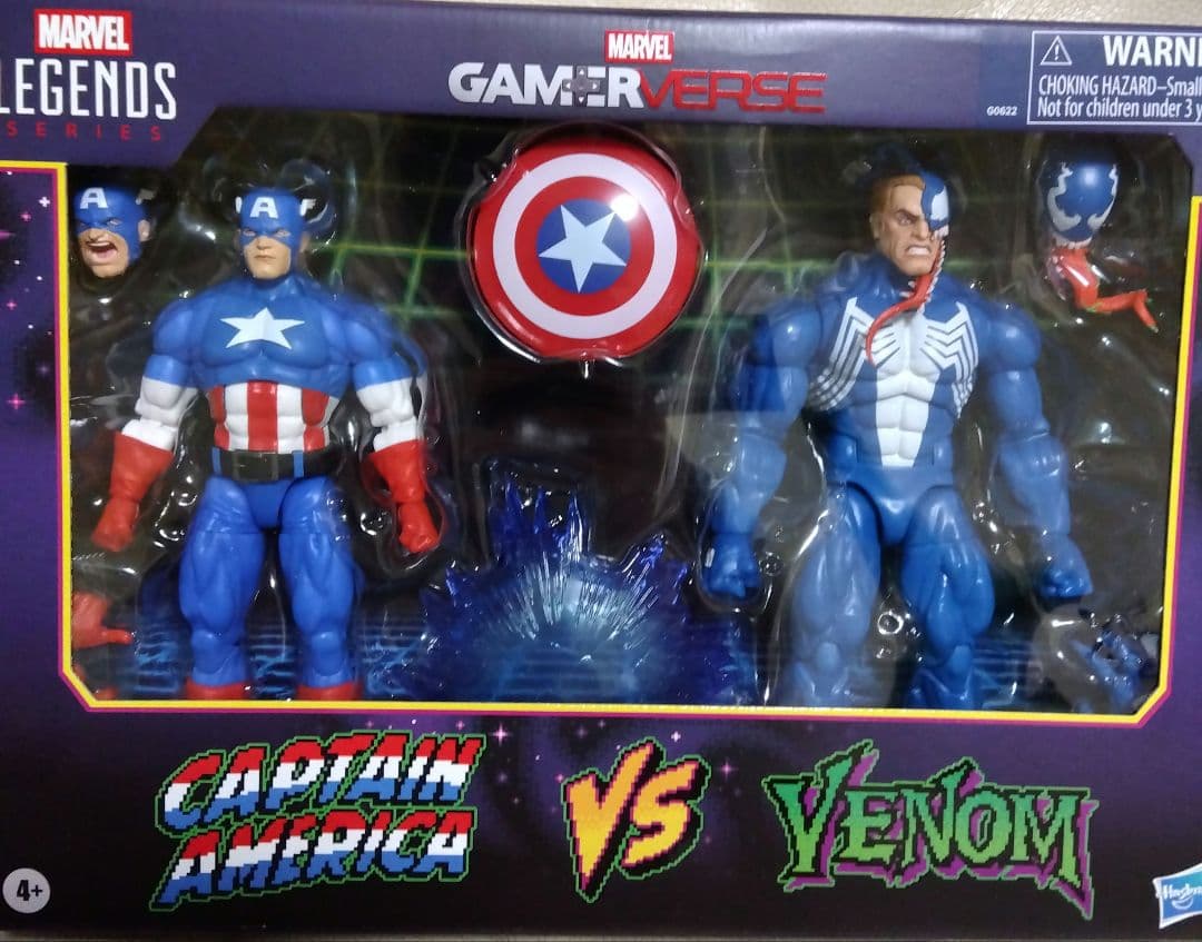 レア マーベルレジェンド キャプテン・アメリカ vs ヴェノム 6インチ