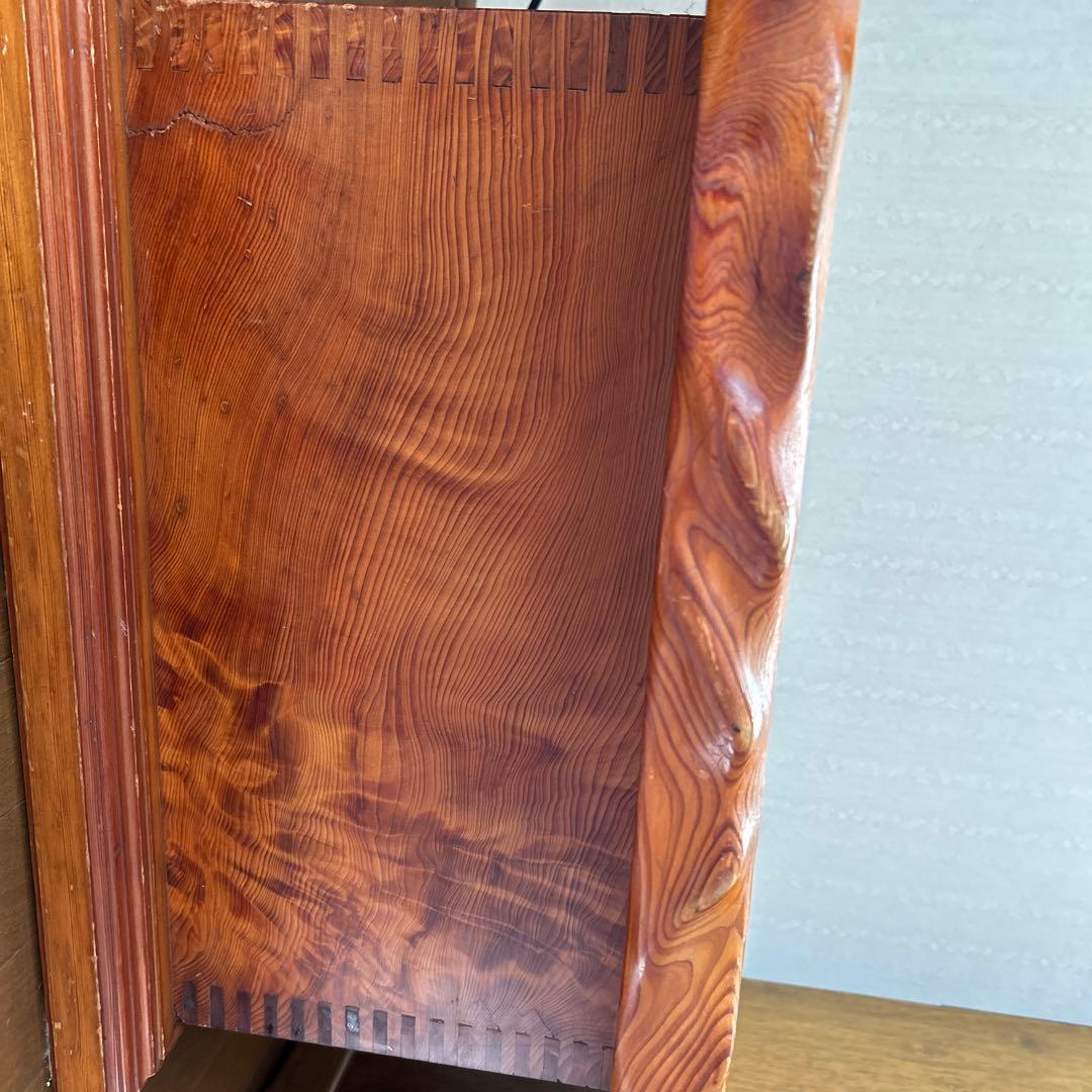 屋久杉（保証書無し）⁈囲炉裏、長火鉢、酒の燗2、職人技木の組込み！