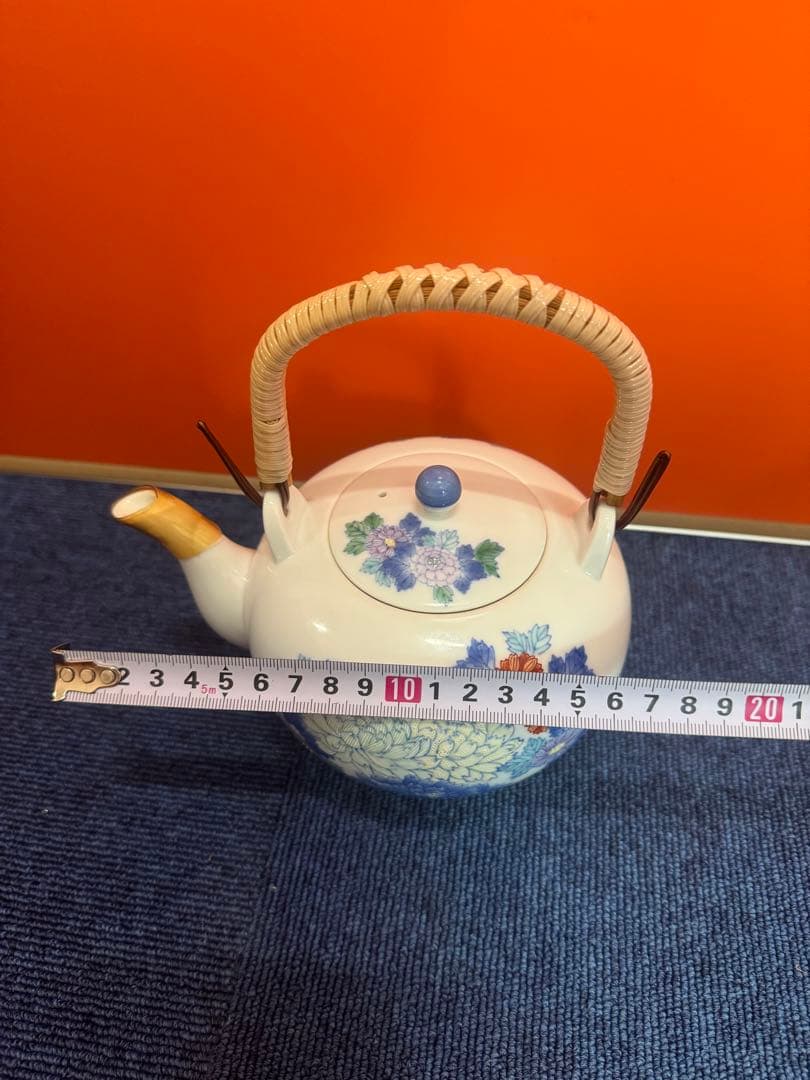 1753  香蘭社　花柄文　急須