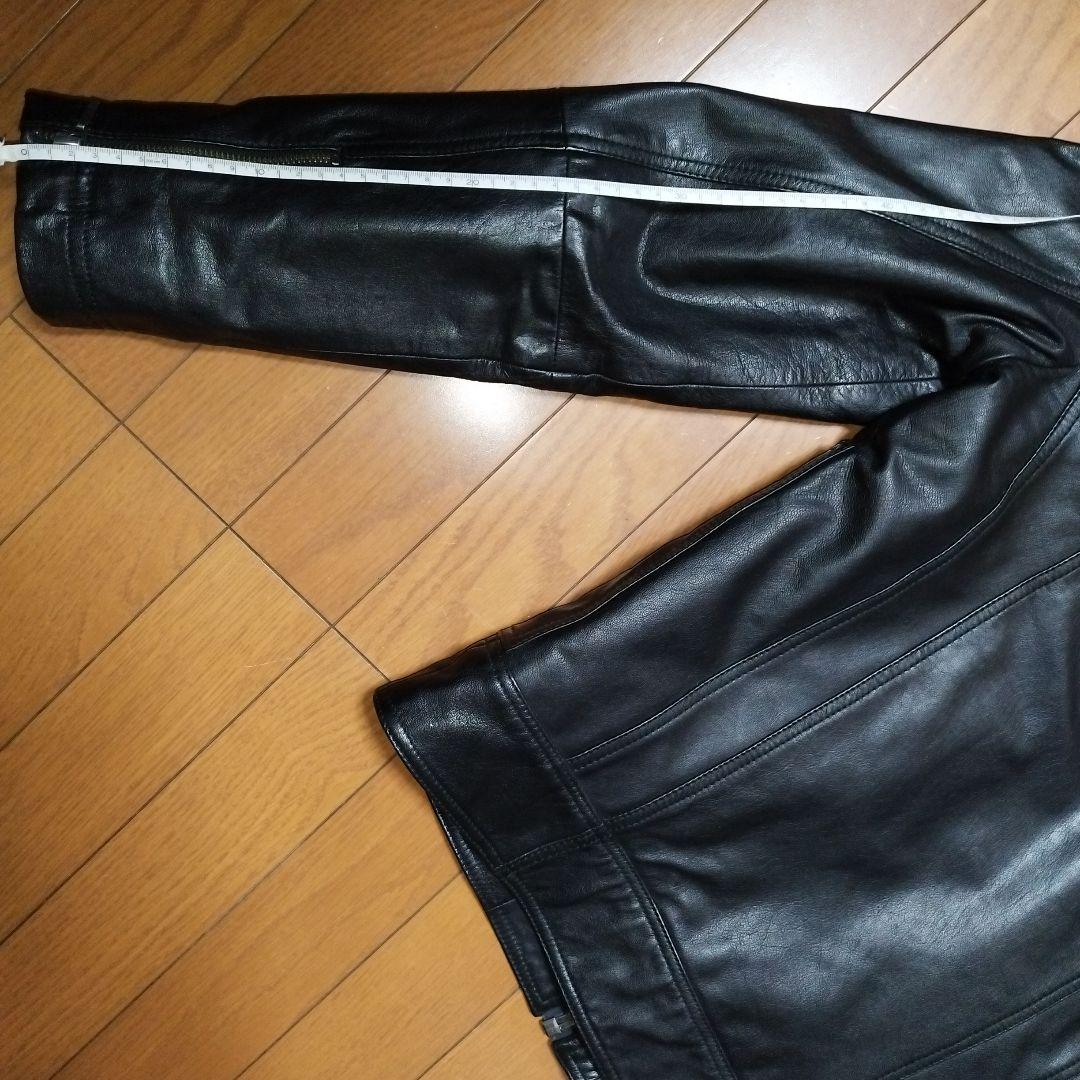 NudieJeans シングルライダースジャケット　レザーロンハーマン
