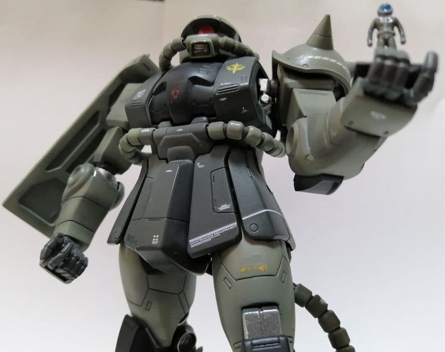 【これぞ歴戦のザク!!】MGフル塗装完成品！