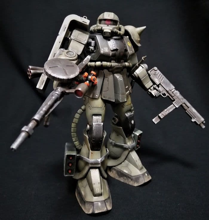 【これぞ歴戦のザク!!】MGフル塗装完成品！