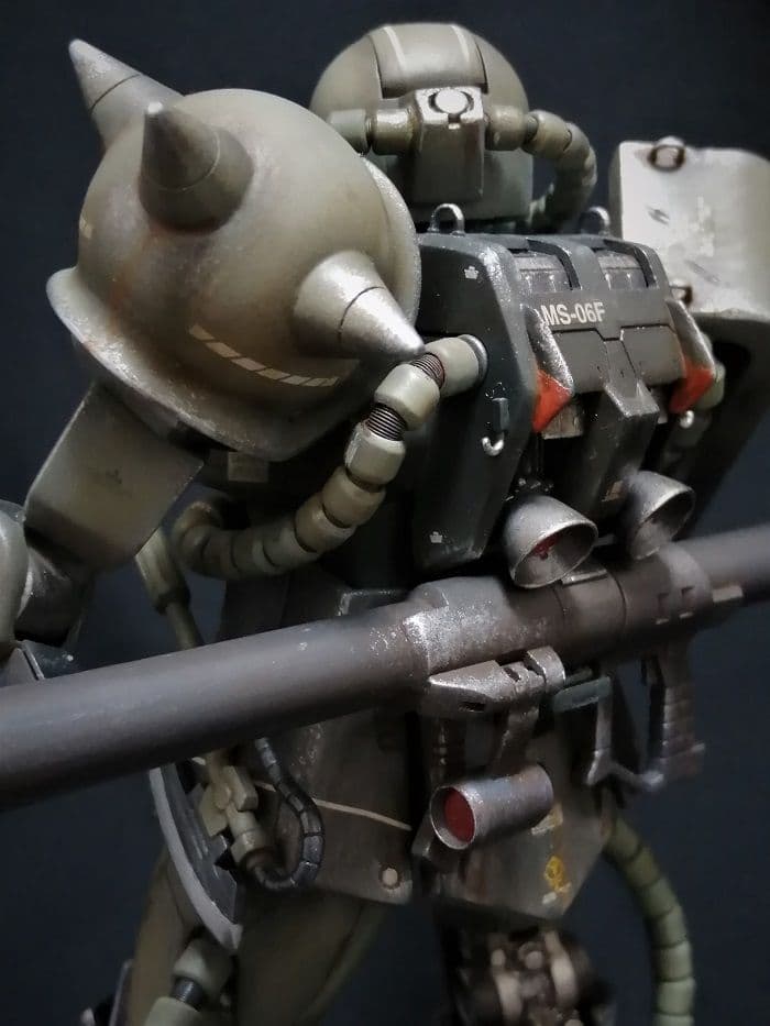 【これぞ歴戦のザク!!】MGフル塗装完成品！