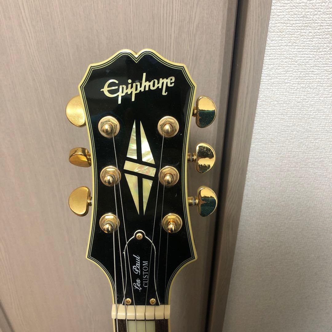 Epiphone Les Paul Custom ブラック ハードケース付き