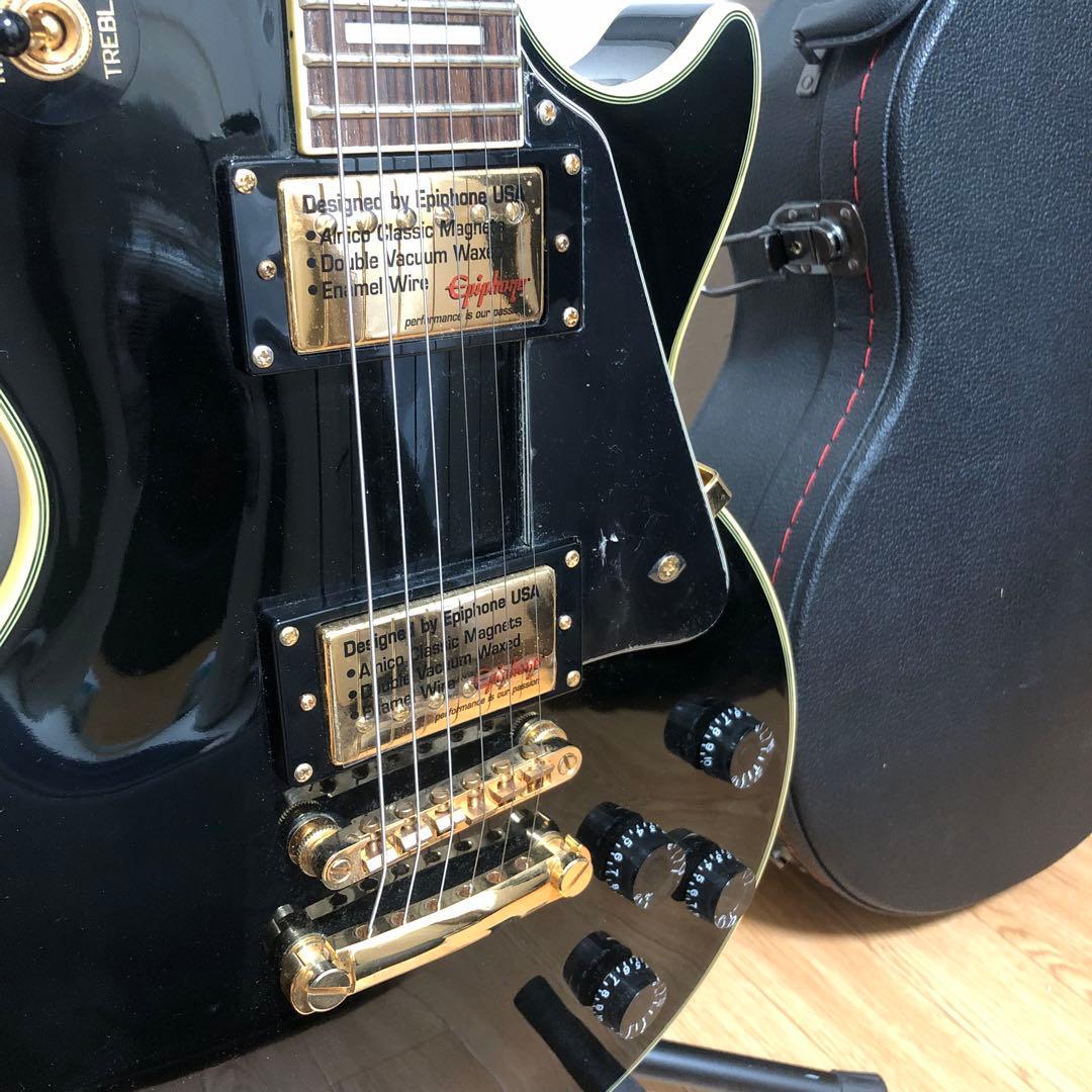 Epiphone Les Paul Custom ブラック ハードケース付き
