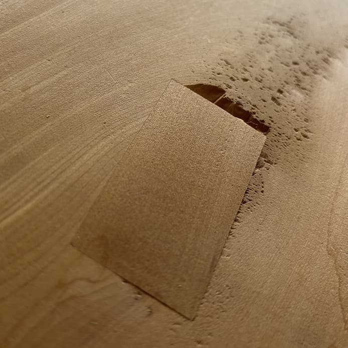 裁ち台　木製　一枚板　二枚組　脚付き　166.7×80×78（組んだサイズ）