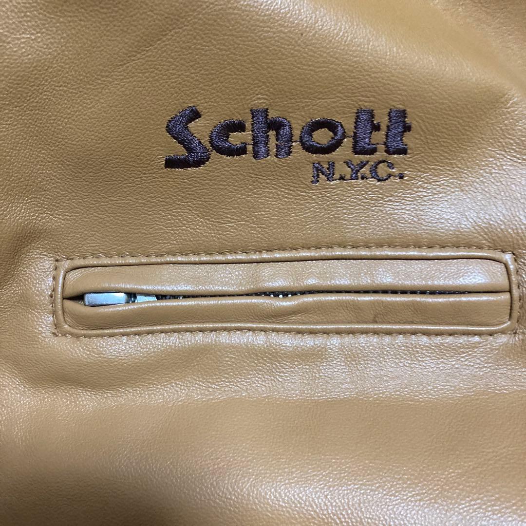 schott ショット レザーライダースジャケット