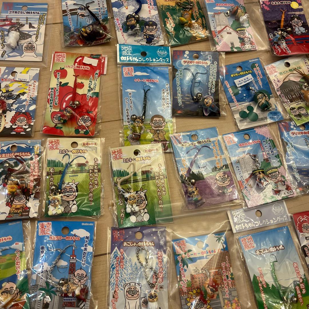 加トちゃん日本全国ご当地加トちゃんキーホルダーストラップ110個