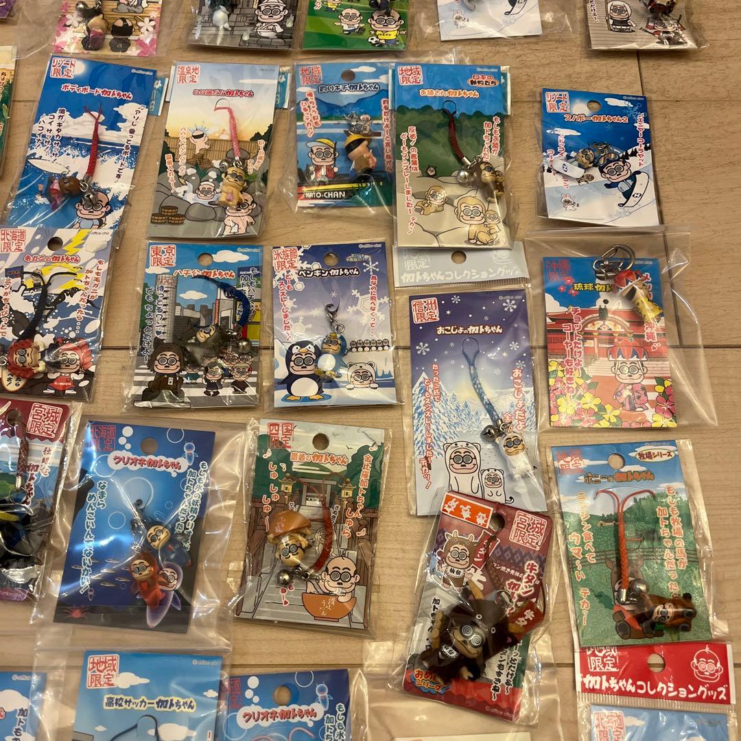 加トちゃん日本全国ご当地加トちゃんキーホルダーストラップ110個
