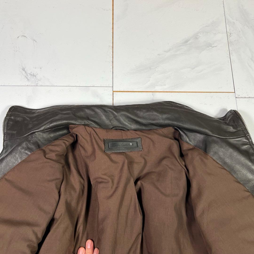 極美品 Liugoo Lethersリューグーレザーズ シングルライダース 3L