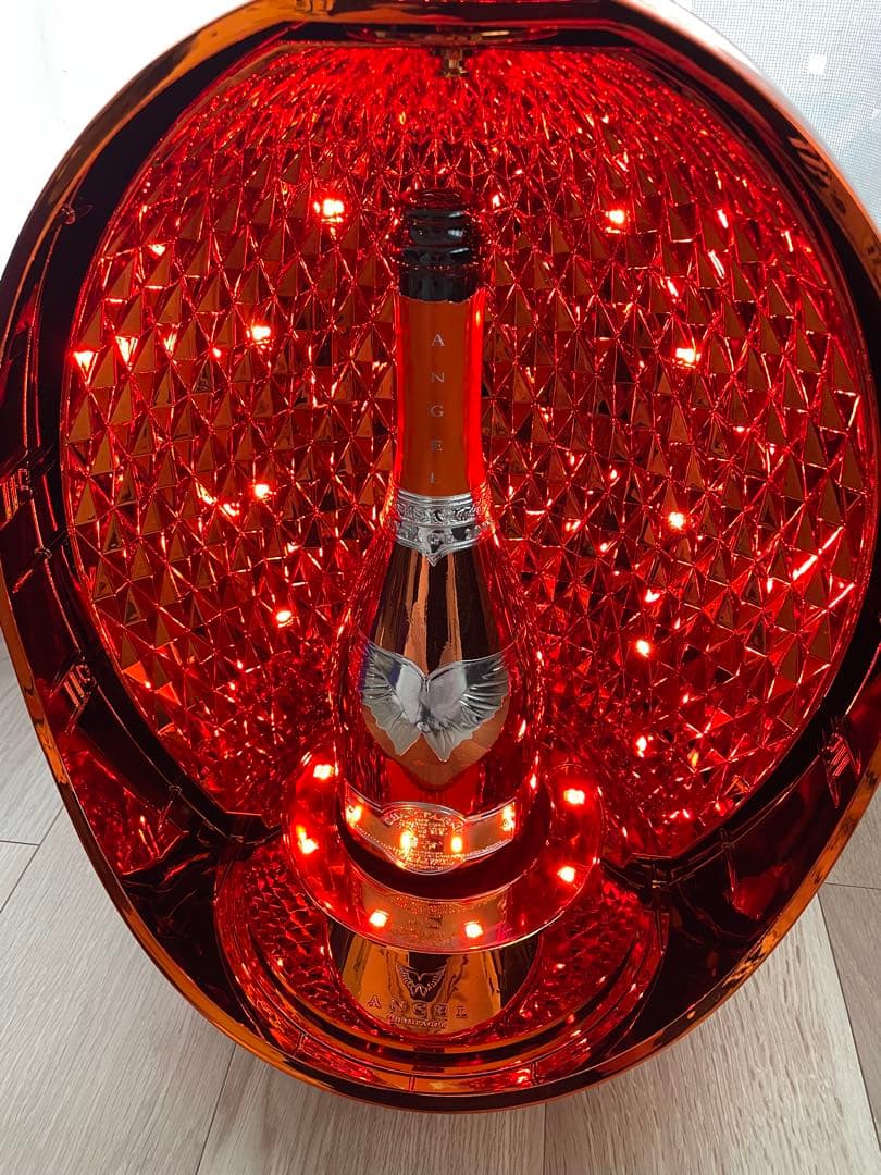 Angel シャンパン　オレンジ　空瓶 エッグケース