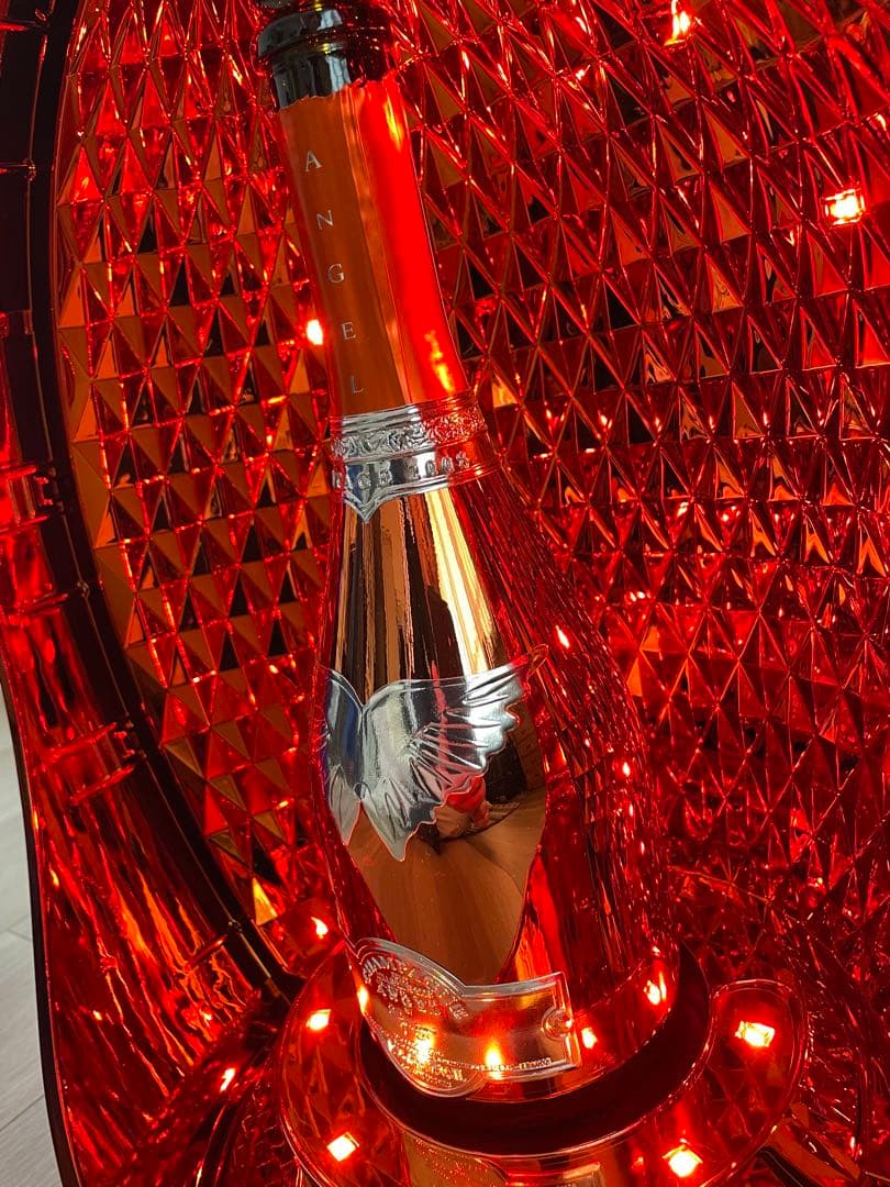 Angel シャンパン　オレンジ　空瓶 エッグケース