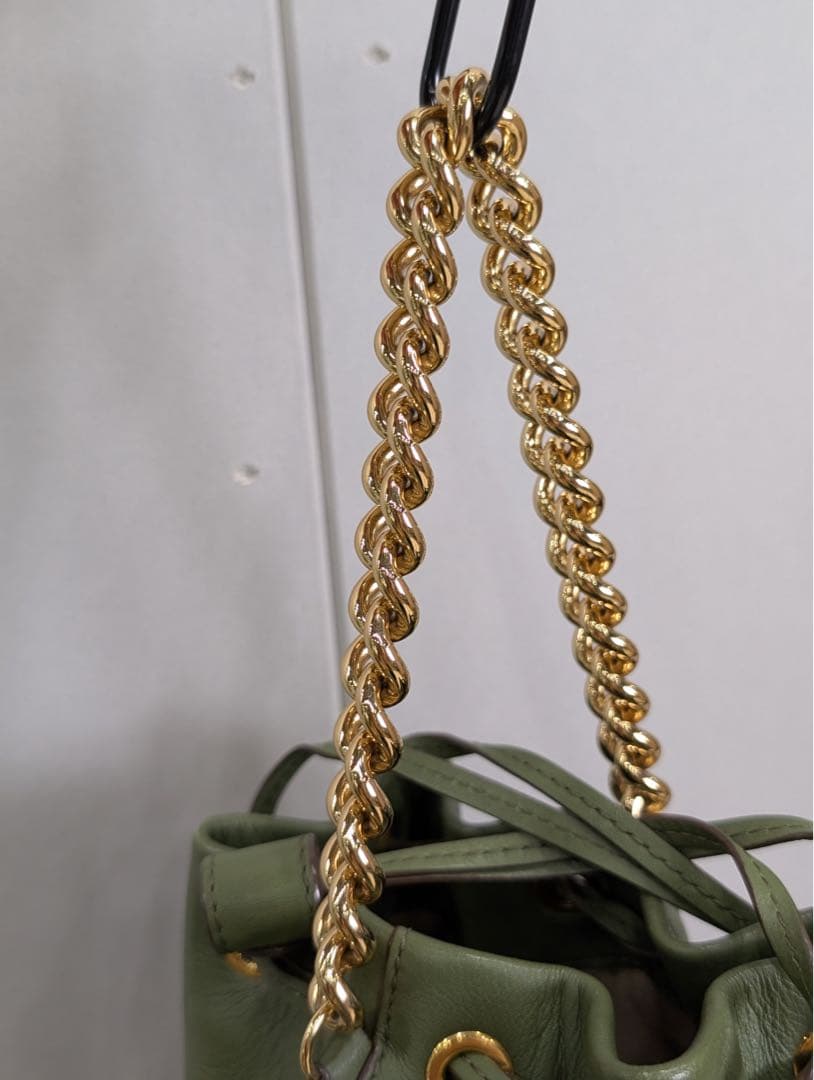 限定色♡J&M DAVIDSON フリンジカーニバル ミニ オリーブ