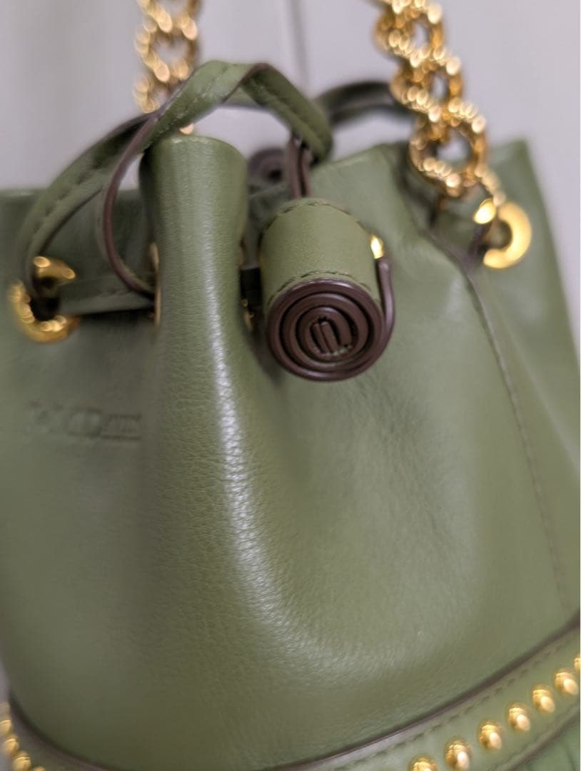 限定色♡J&M DAVIDSON フリンジカーニバル ミニ オリーブ