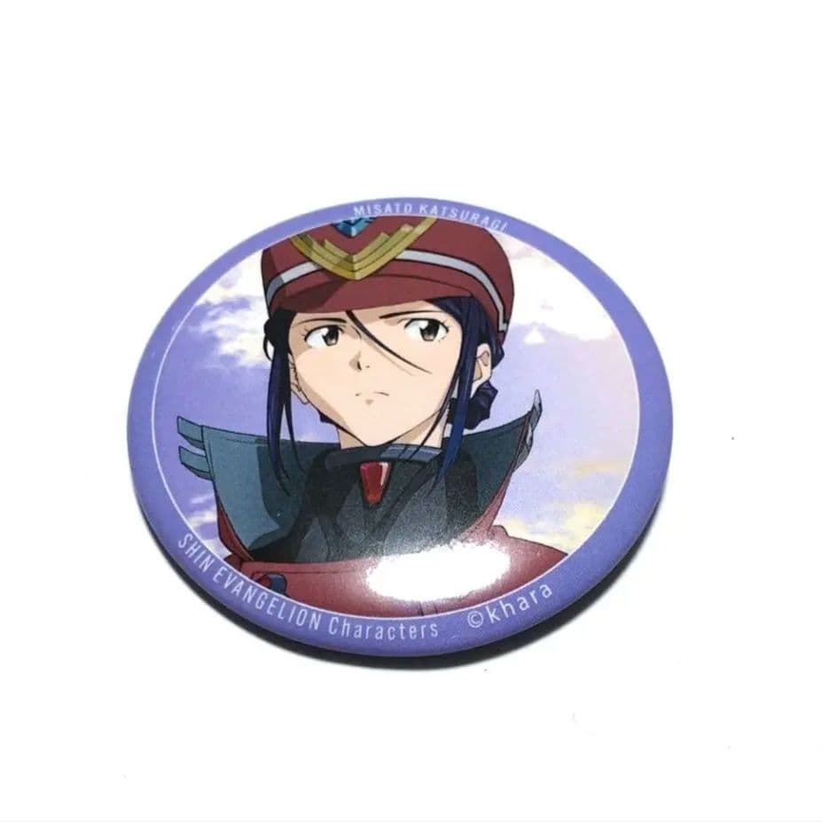 シン　エヴァンゲリオン　葛城ミサト　缶バッジ　艦長