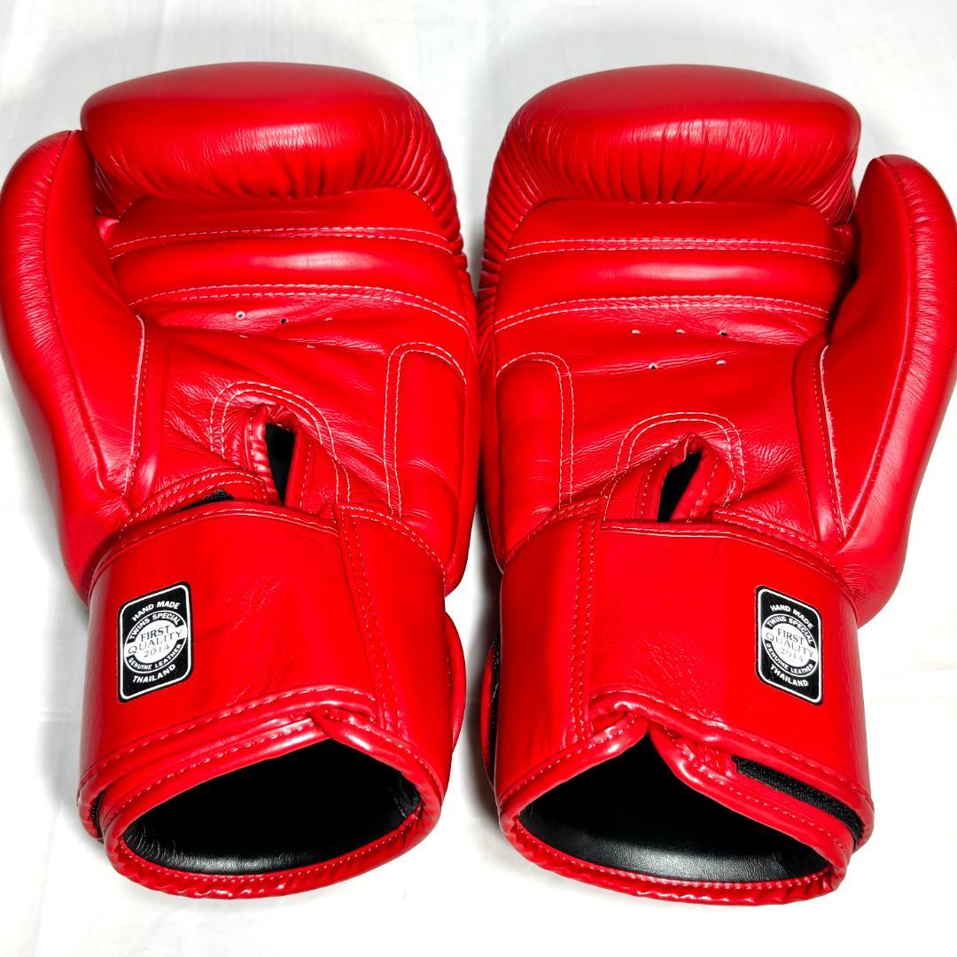 【美品】１６oz　TWINS　ボクシング　グローブ　ツインズ　１６オンス　レッド