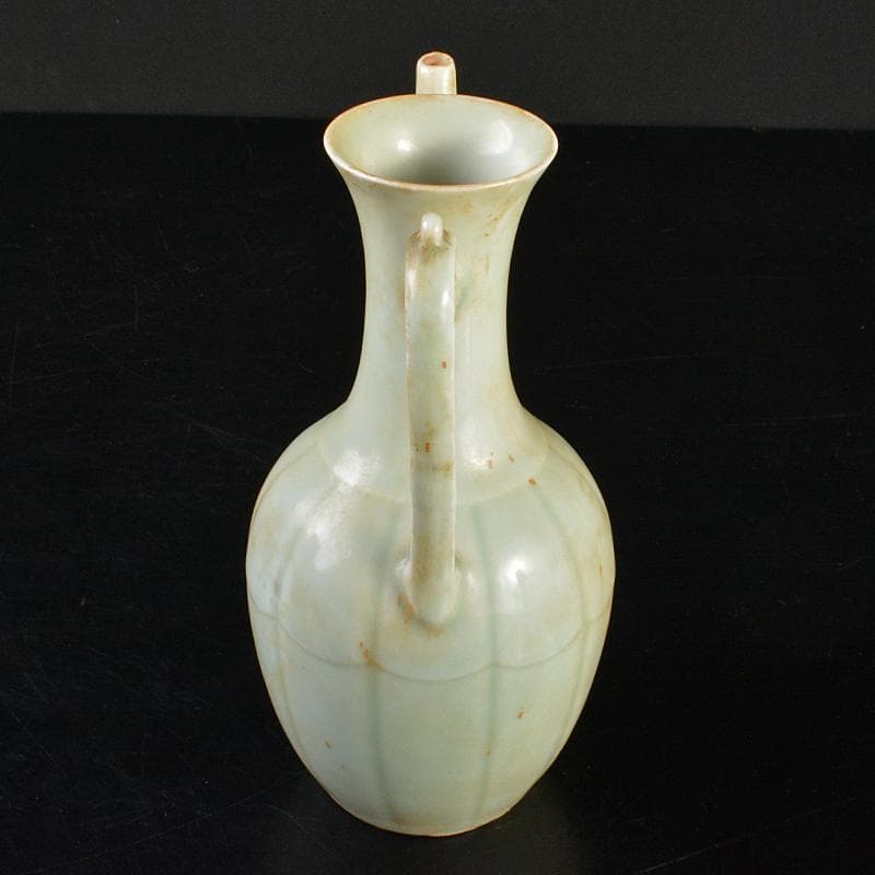 中国　影青　青白磁　水注　執壷　時代箱付　V　R6482