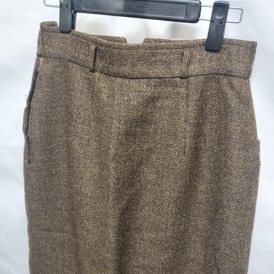 Christian Dior クリスチャンディオール ウールスカート　カーキ