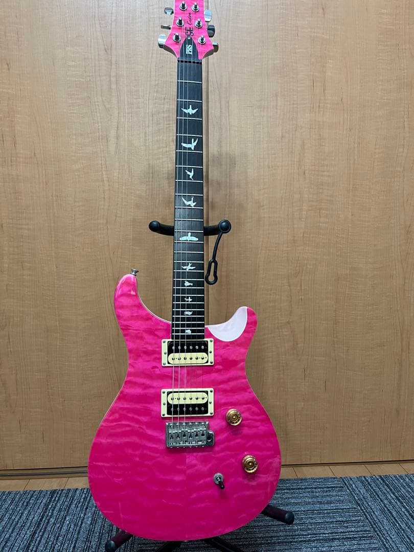 [ジャンク扱い]PRS SE Custom ピンク エレキギター